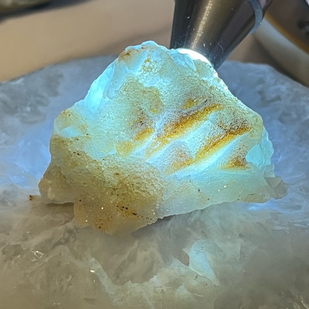 Sugar Fluorite with Iron Inclusions